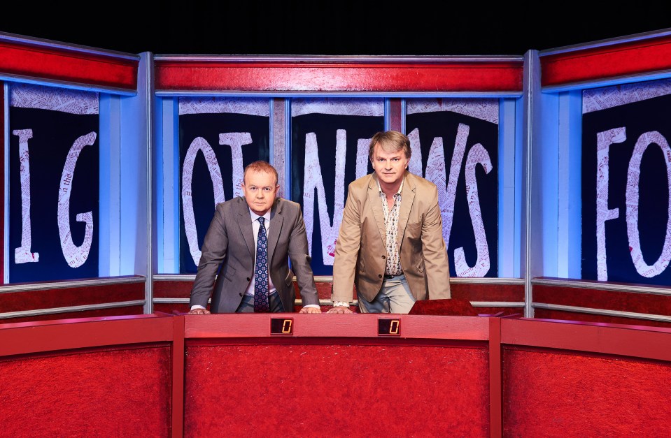 Have I Got News For You team captains Ian Hislop and Paul Merton