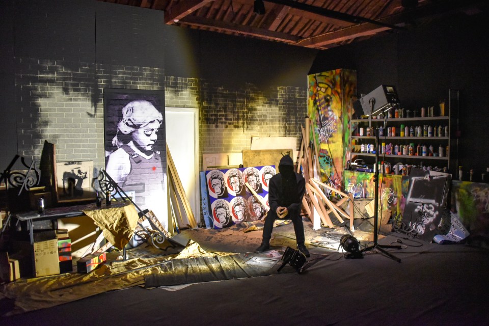 Banksy's work went on show in Lisbon under the exhibition name 'Genius Or Vandal'