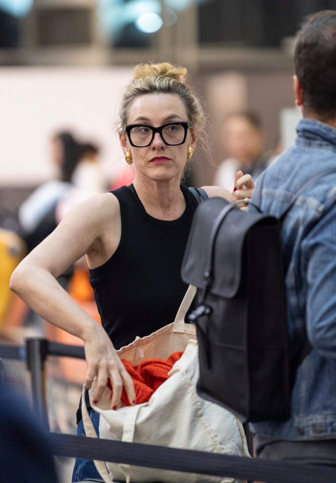 Grace Dent was spotted at the airport on Sunday