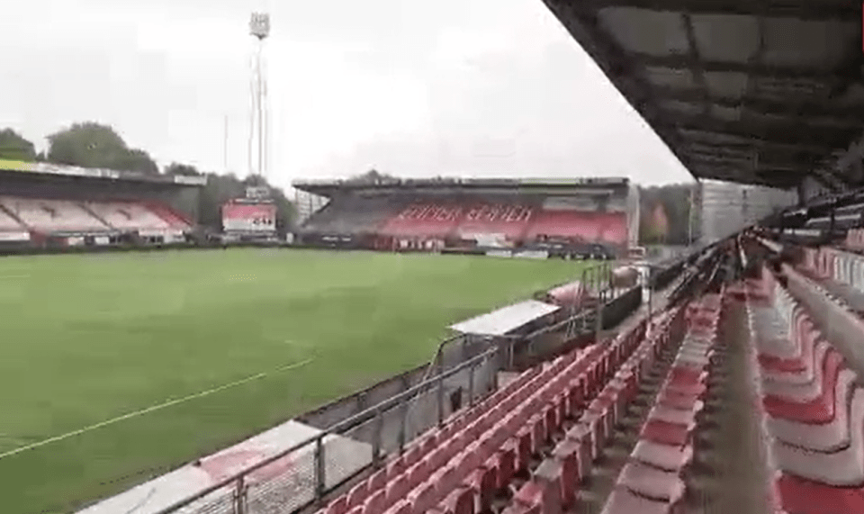 The once-iconic stadium has now been left to rot after being abandoned in 2005