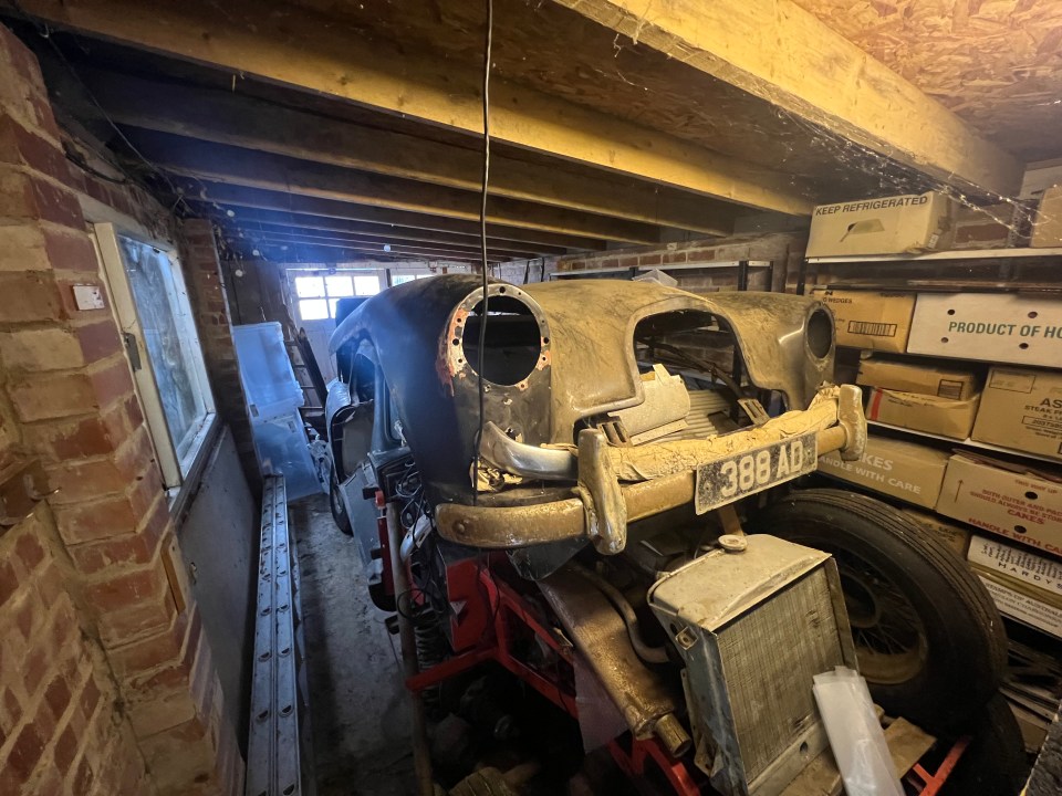 This Aston Martin was left to rot in a garage for 54 years