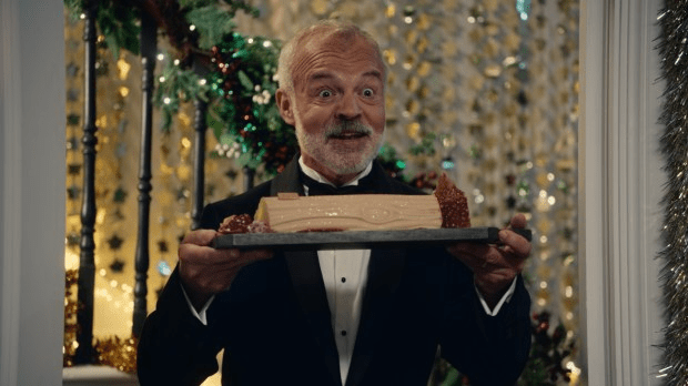 Graham Norton makes a cameo in the ad and covers the voiceover