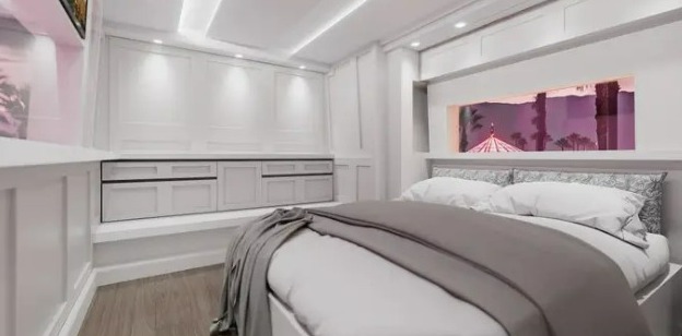 Inside £1.2million Dreamliner bus thats like boutique hotel room on wheels with luxury lounge area & private bathroom