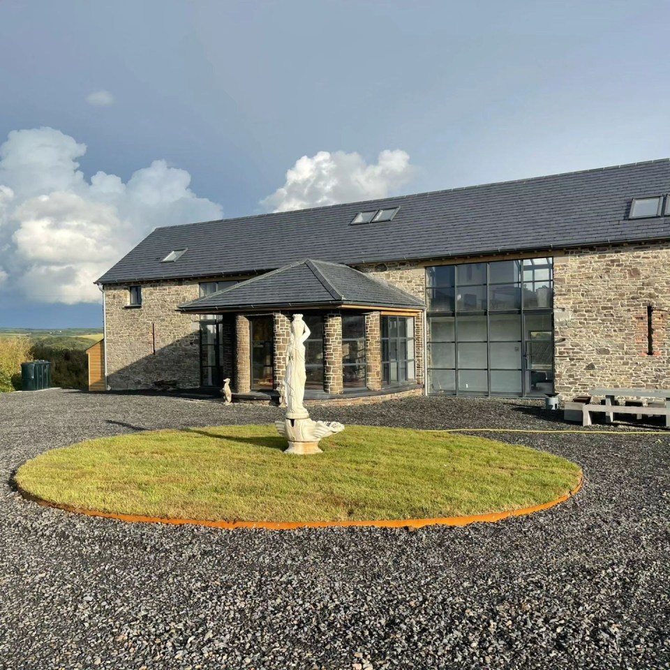 She was staying in this beautiful converted barn in North Devon