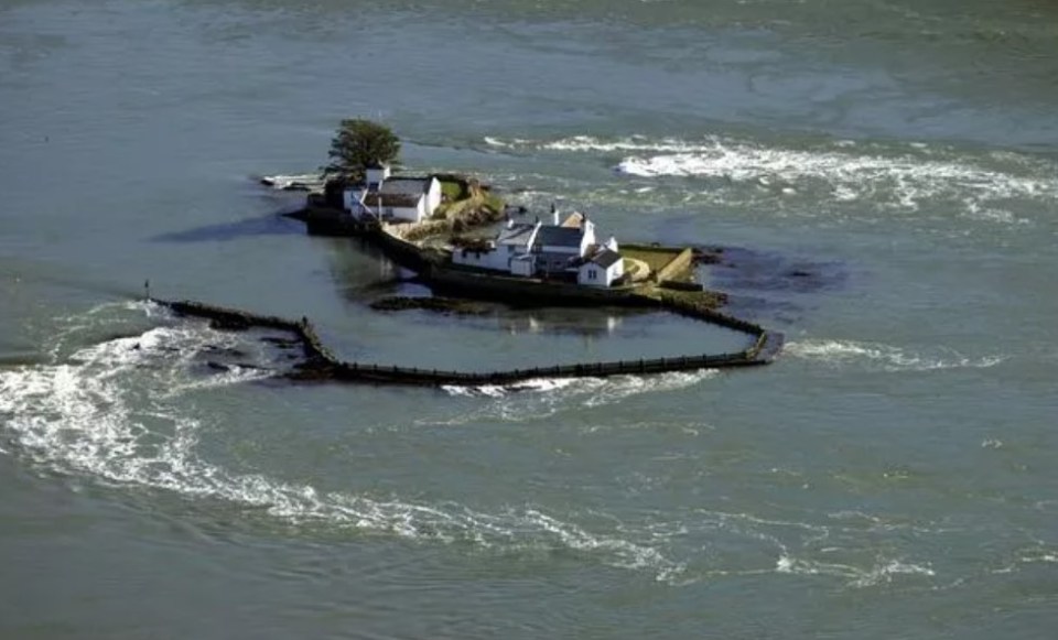 When the water levels reach their highest the properties are cut off from each other and become swamped