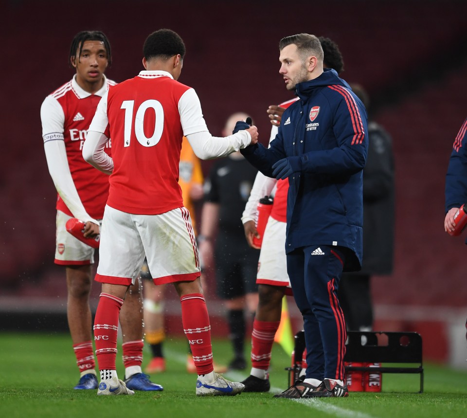 Nwaneri is being mentored and coached by Jack Wilshere