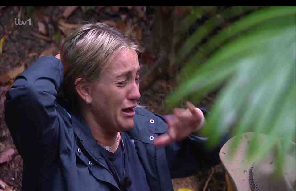 Jamie spent time crying in the jungle and was comforted by her fellow campmates