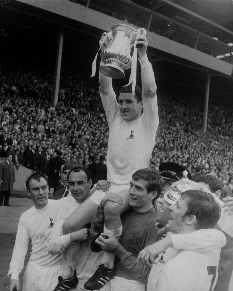 Venables played and managed at Tottenham - winning the FA Cup in both roles