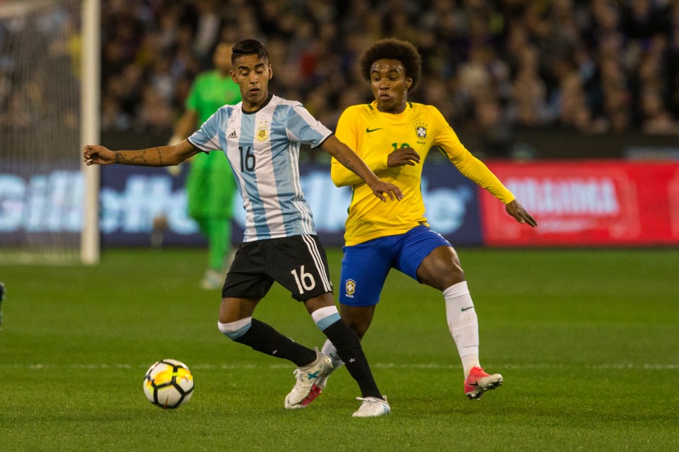 Jose Luis Gomez won his one and only cap for Argentina against Brazil