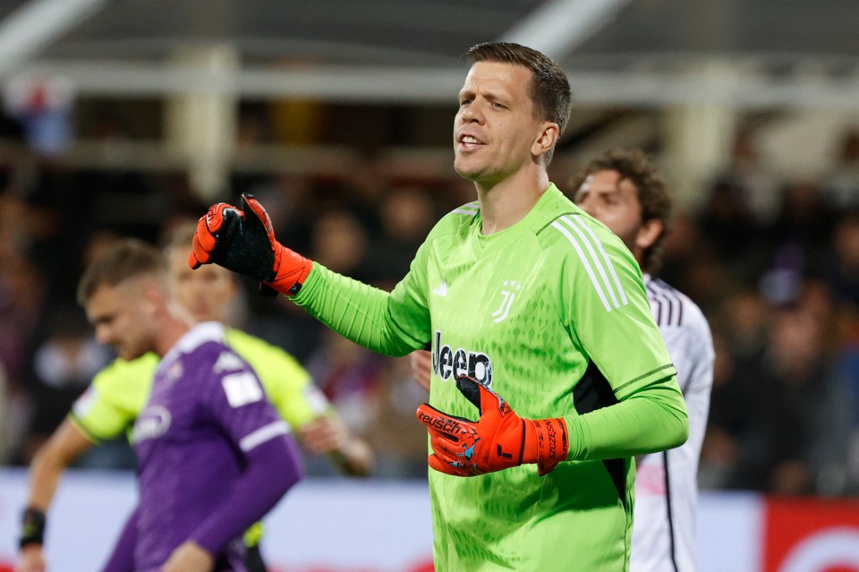 Former team-mate Wojciech Szczesny is playing for Juventus