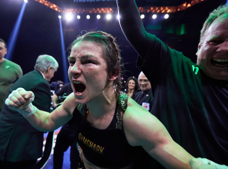 Katie Taylor became an undisputed champion at two weight levels