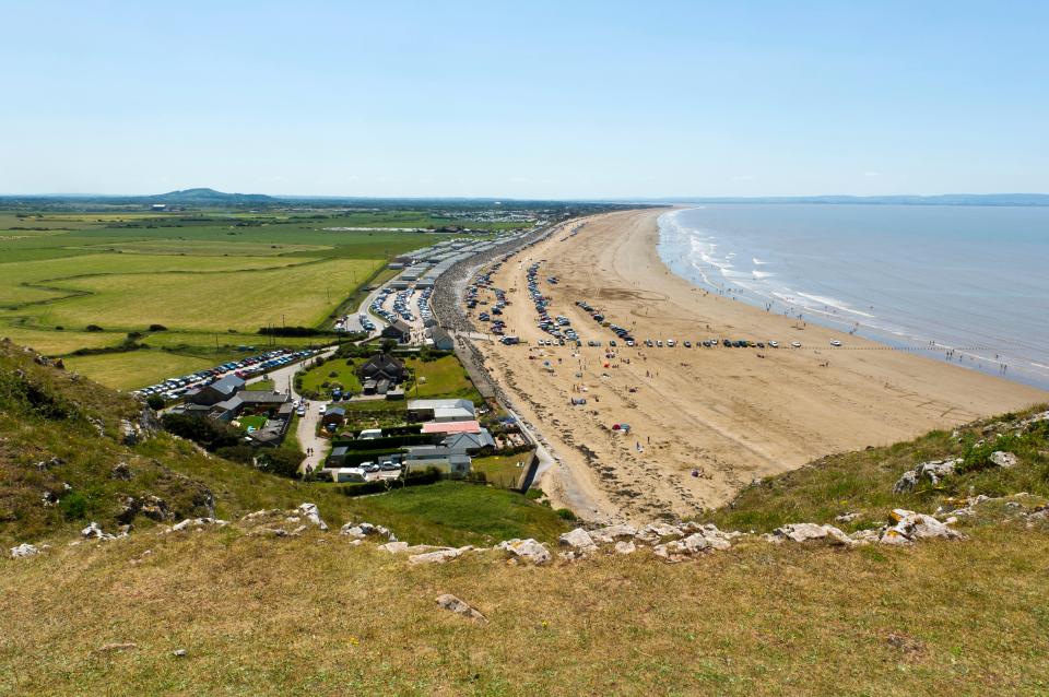 The park is next to Brean Beach, with miles of golden sand