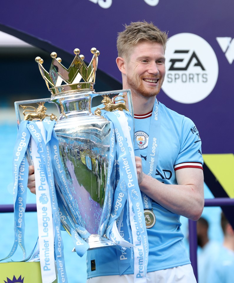 Kevin De Bruyne has made the most of his eight years with Man City