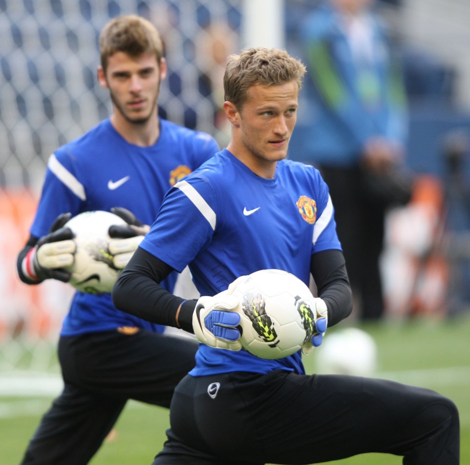 Lindegaard ousted De Gea in the 2011-12 season