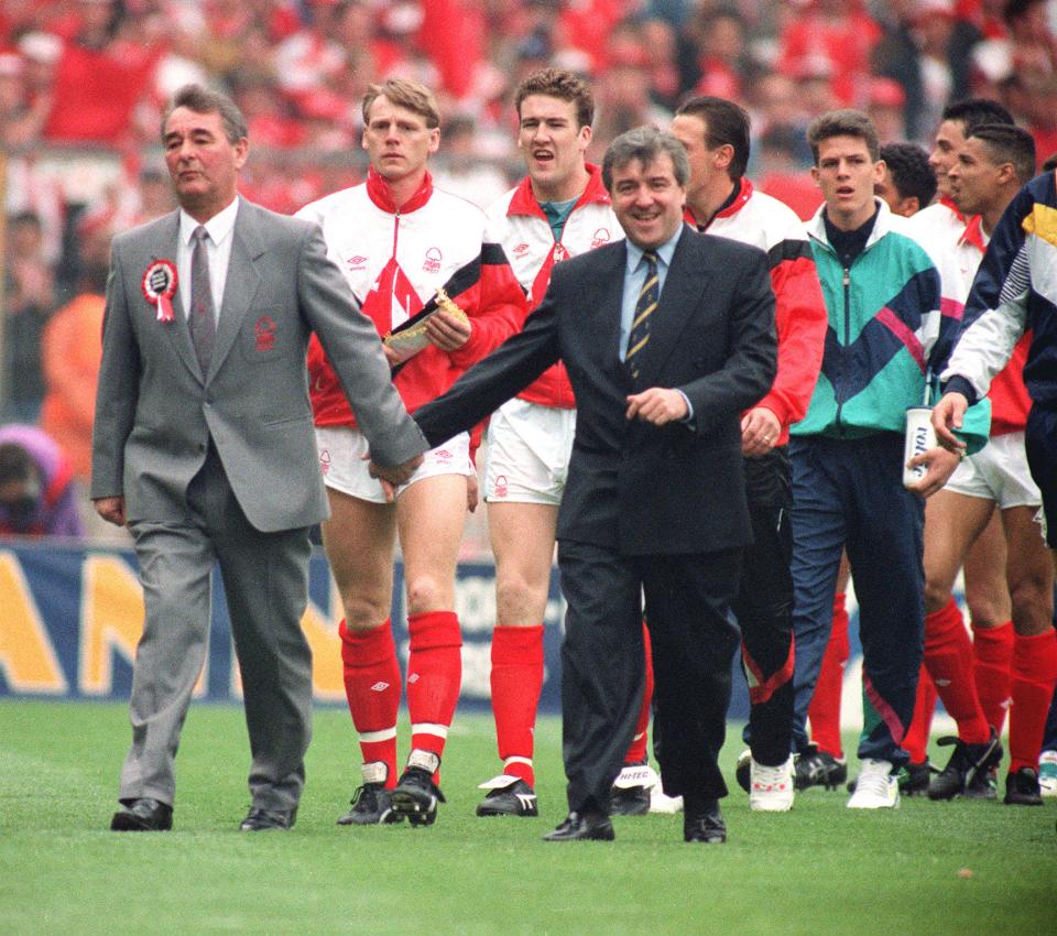 Terry Venables led Tottenham to the final of the FA Cup final - beating Brian Clough's Nottingham Forest