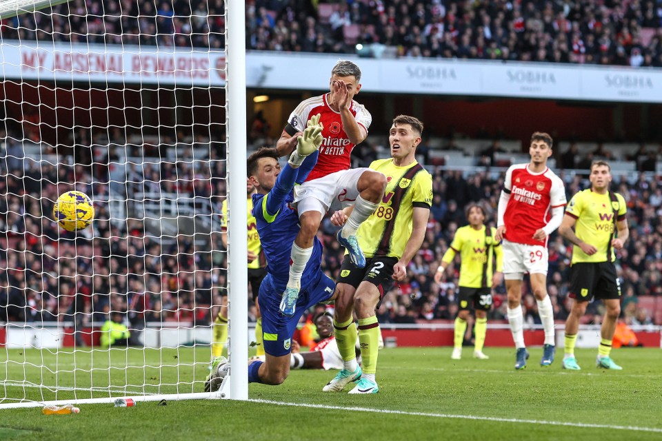 Leandro Trossard's bravery opened the scoring for Arsenal