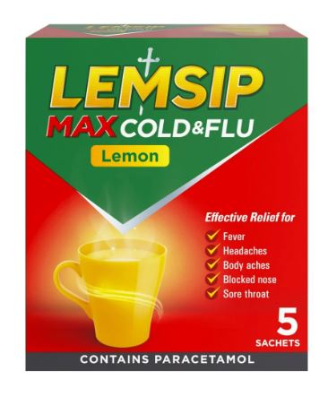 Lemsip contains a chemical called guaifenesin, which helps to thin the mucus in the throat