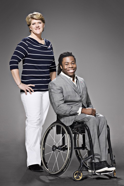  Ade was the 2024 Paralympics host alongside Clare Balding