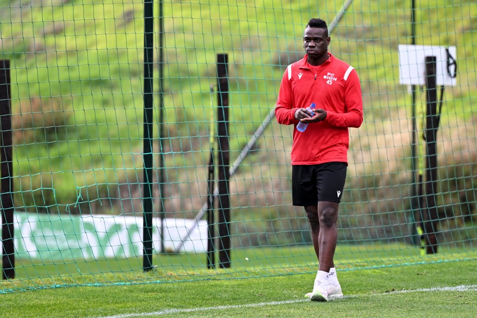 Balotelli is back in Italy as he recovers from his latest injury