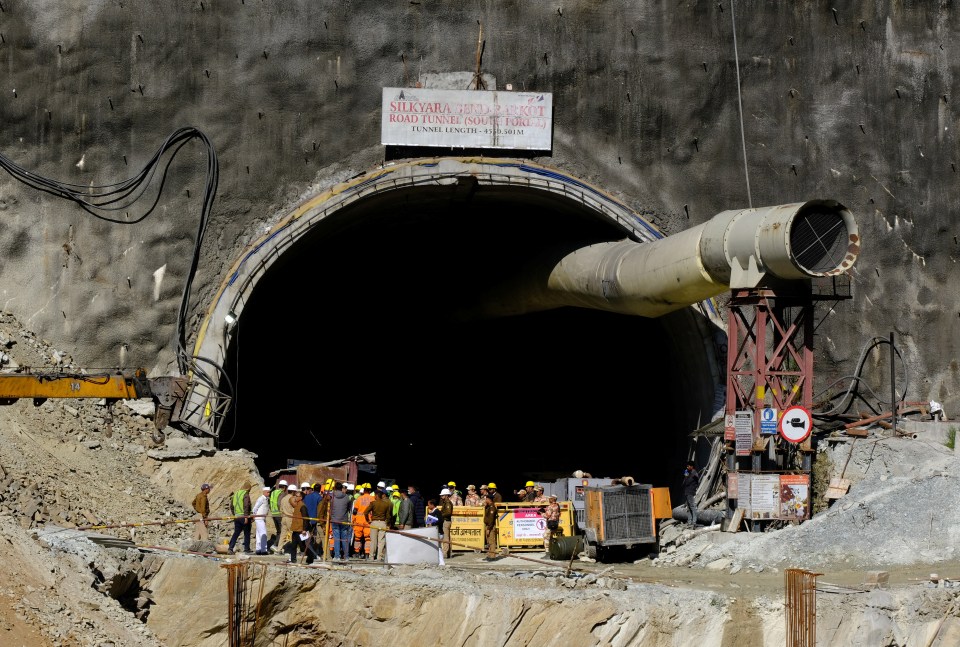 The video comes comes after the collapse of the tunnel in Uttarakhand, India