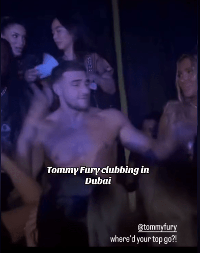 Tommy's moves were impressing club goers