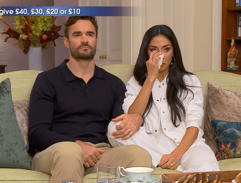 Nicole Scherzinger wiped away her tears during tonight's Gogglebox special