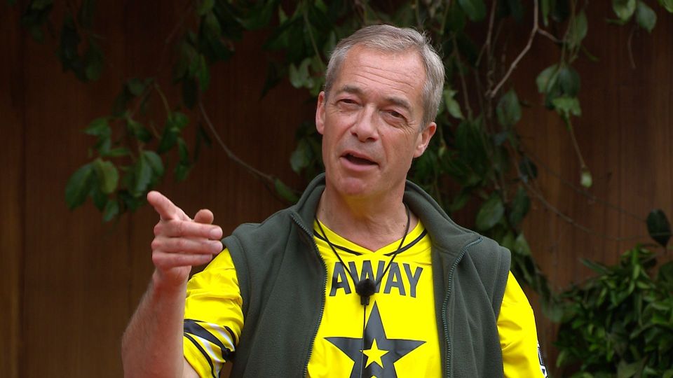 Nigel Farage left his I'm A Celeb co-star upset after a chat about cultural appropriation