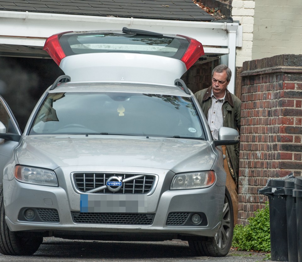 Nigel Farage's car of choice is a Volvo estate