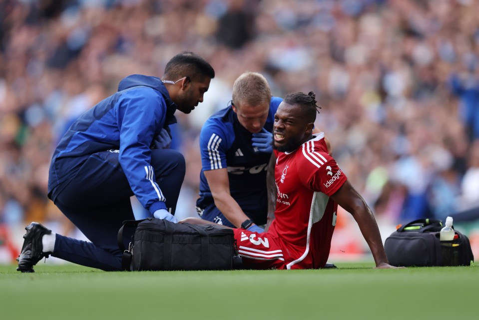 Nuno Tavares has not played a minute for Nottingham Forest since his injury in September