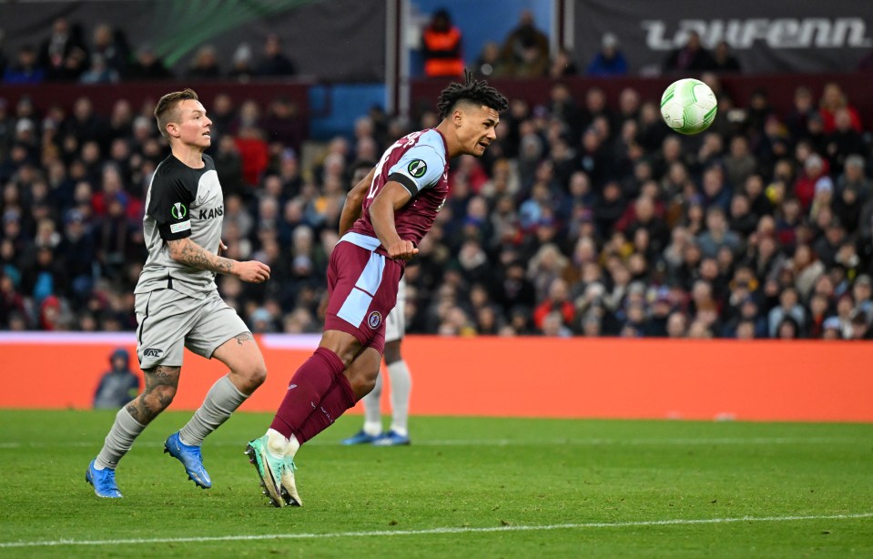 Ollie Watkins heads Aston Villa in front