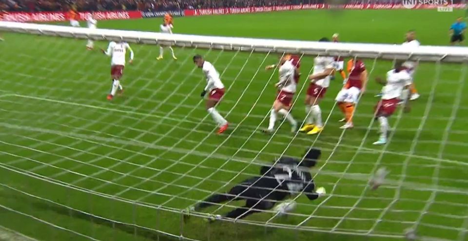 Andre Onana let Hakim Ziyech's shot slip under his body