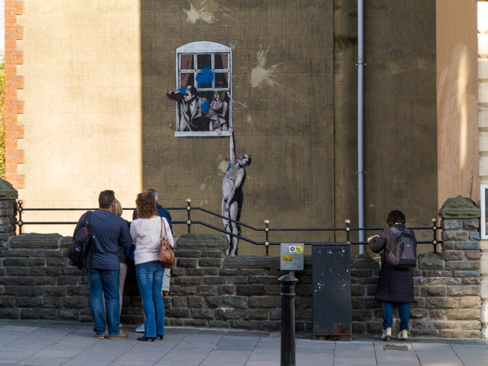 Much of Banksy's art has appeared in what's thought to be his home city Bristol