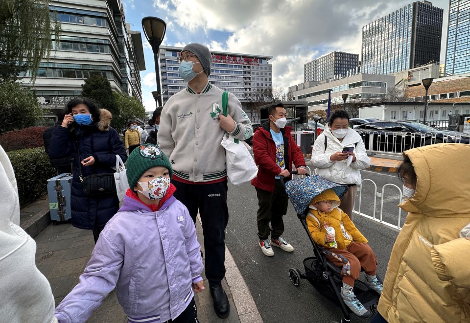 A Beijing children's hospital told state media CCTV that at least 7,000 patients were being admitted daily