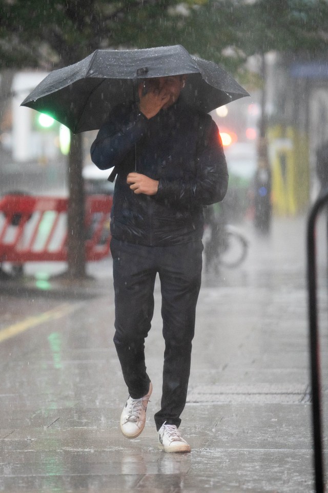 Brits are set to be lashed by more torrential rain and flooding today which could spark travel chaos