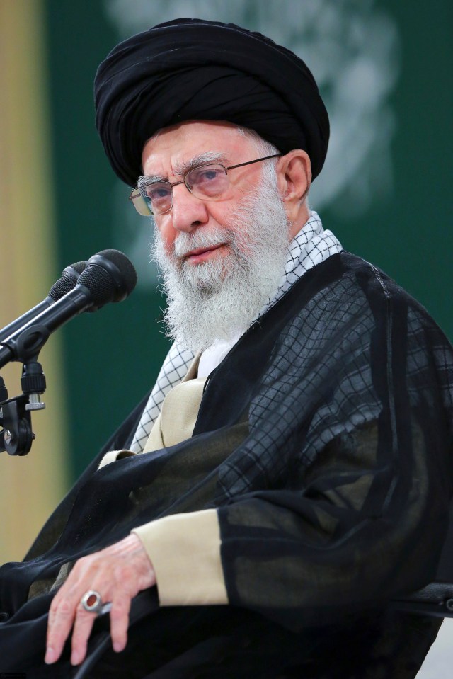 Hardline Islamic state Iran is led by Ayatollah Ali Khamenei