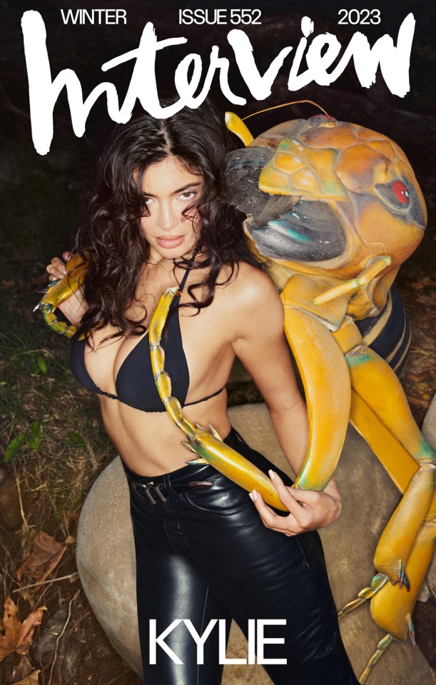 Kylie takes to the cover of Interview Magazine, in which she is interviewed by Hunger Games star Jennifer Lawrence