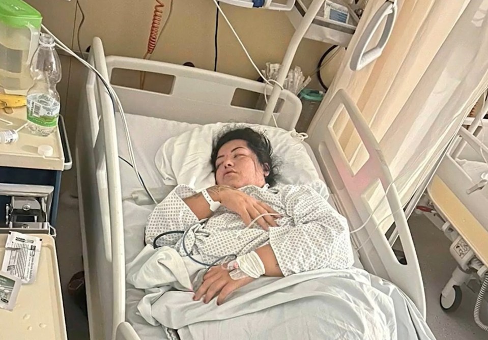 Husband Murat rushed his wife to hospital after she began experiencing severe headaches