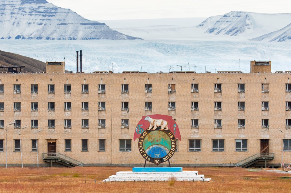 One of the main tourist attractions on Svalbard is the Pyramiden - an abandoned Soviet coal mining settlement