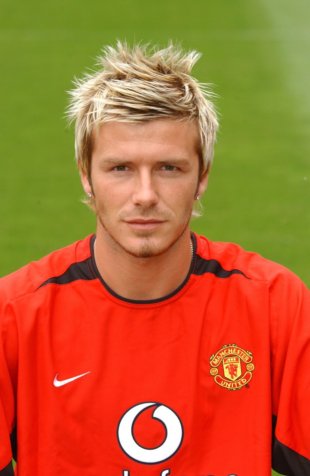 Beckham spent 12 years with the Red Devils