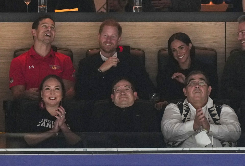 The pair watched the game from the VIP box at the Rogers Arena