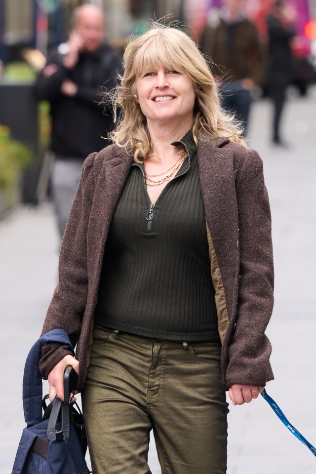 The star was interviewed by Rachel Johnson (pictured) on the Difficult Women podcast