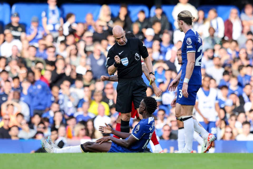 Nicolas Jackson has received the most Prem yellow cards this season - seven