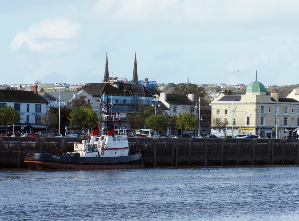 The harbour town is a picture postcard during the day