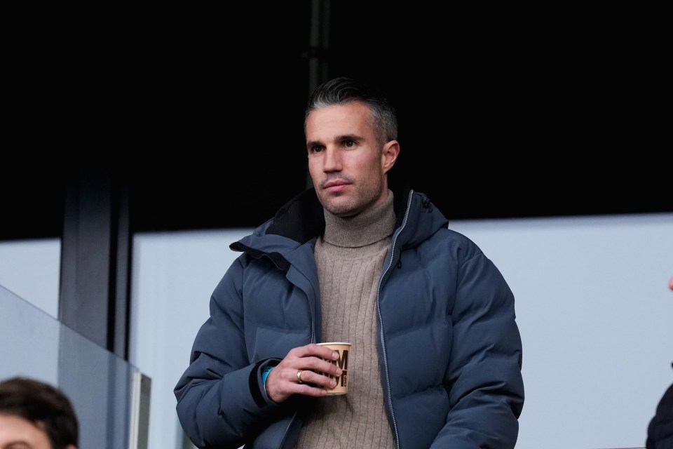 Robin van Persie is coaching at Feyenoord