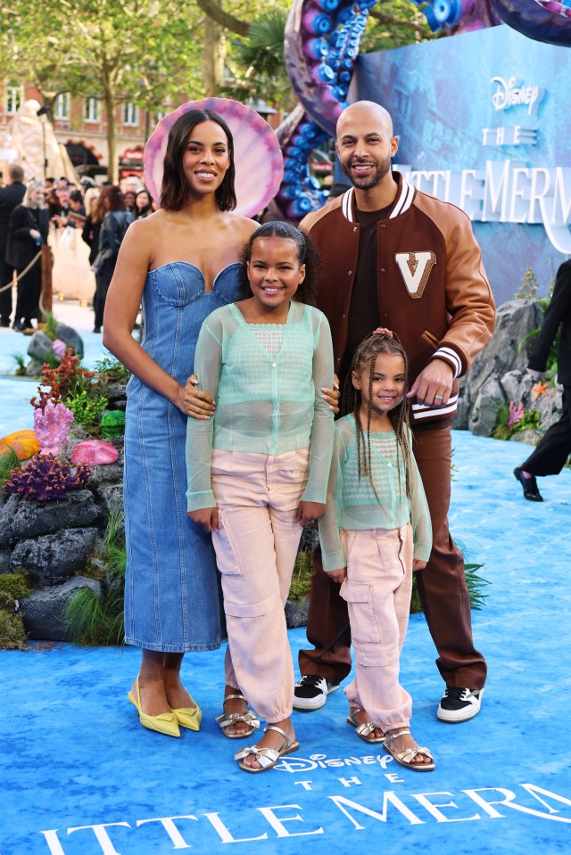 The girls attended The Little Mermaid premiere with their parents