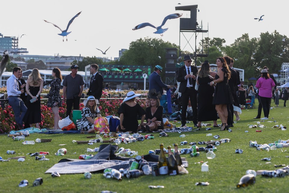 The track will be the site of the Melbourne Cup on Tuesday - the race that stops a nation