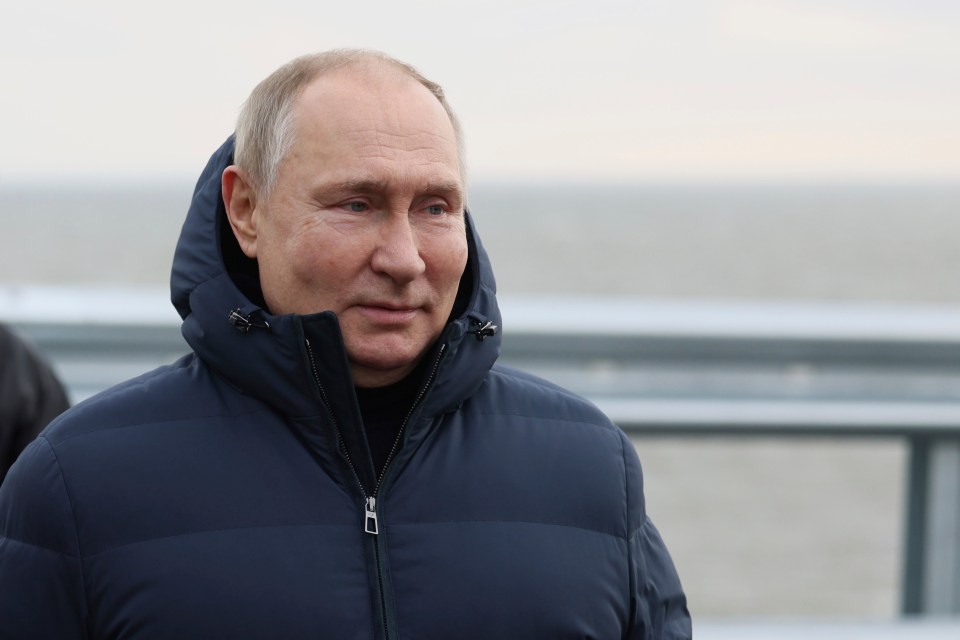 AI tech says this Vladimir Putin pictured at the Crimean Bridge is only a 53 per cent match to the 'Real Putin'