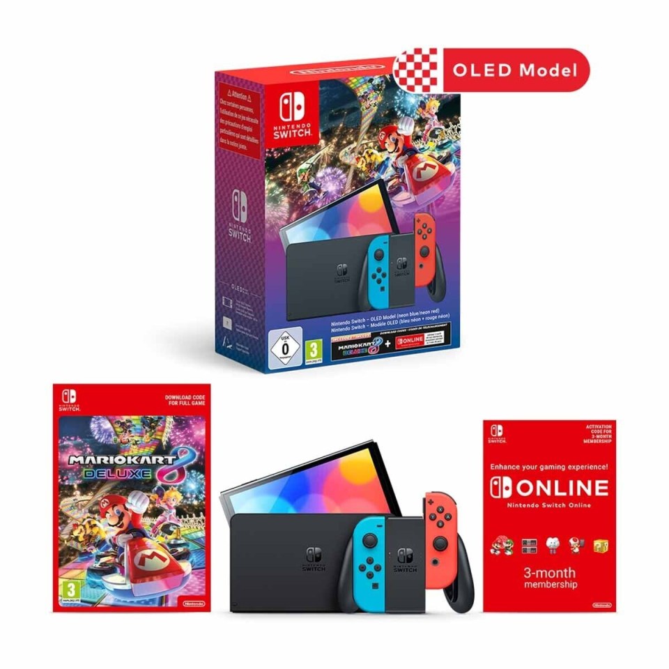 Deal includes a Mario game and Nintendo Switch Online membership