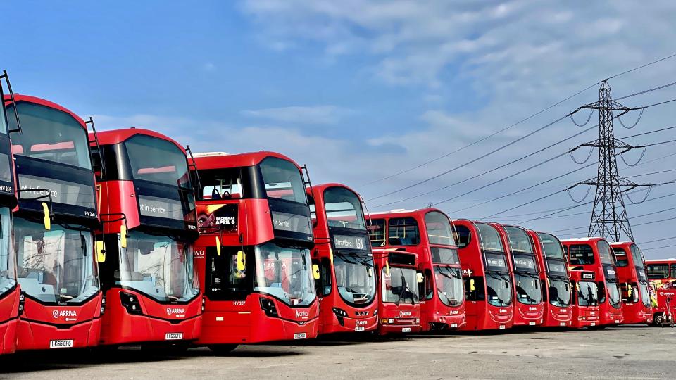 The number 24 bus runs from Pimlico to Hampstead Heath, and it passes by landmarks like Westminster Abbey, Big Ben, Trafalgar Square, and Camden Town