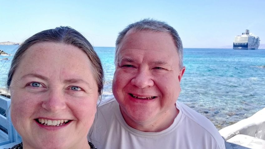 The couple decided to live on a cruise ship and now claim to save £30,000 a year